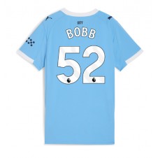 Manchester City Oscar Bobb #52 Hemmatröja Dam 2025-26 Korta ärmar